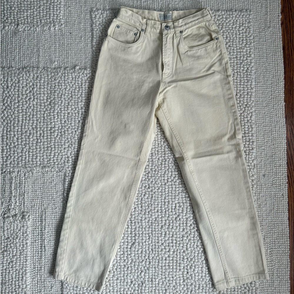 Vintage GAP Light Cream Denim Pants